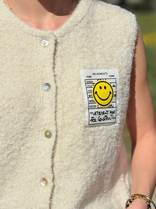 Gilet SMILE beige