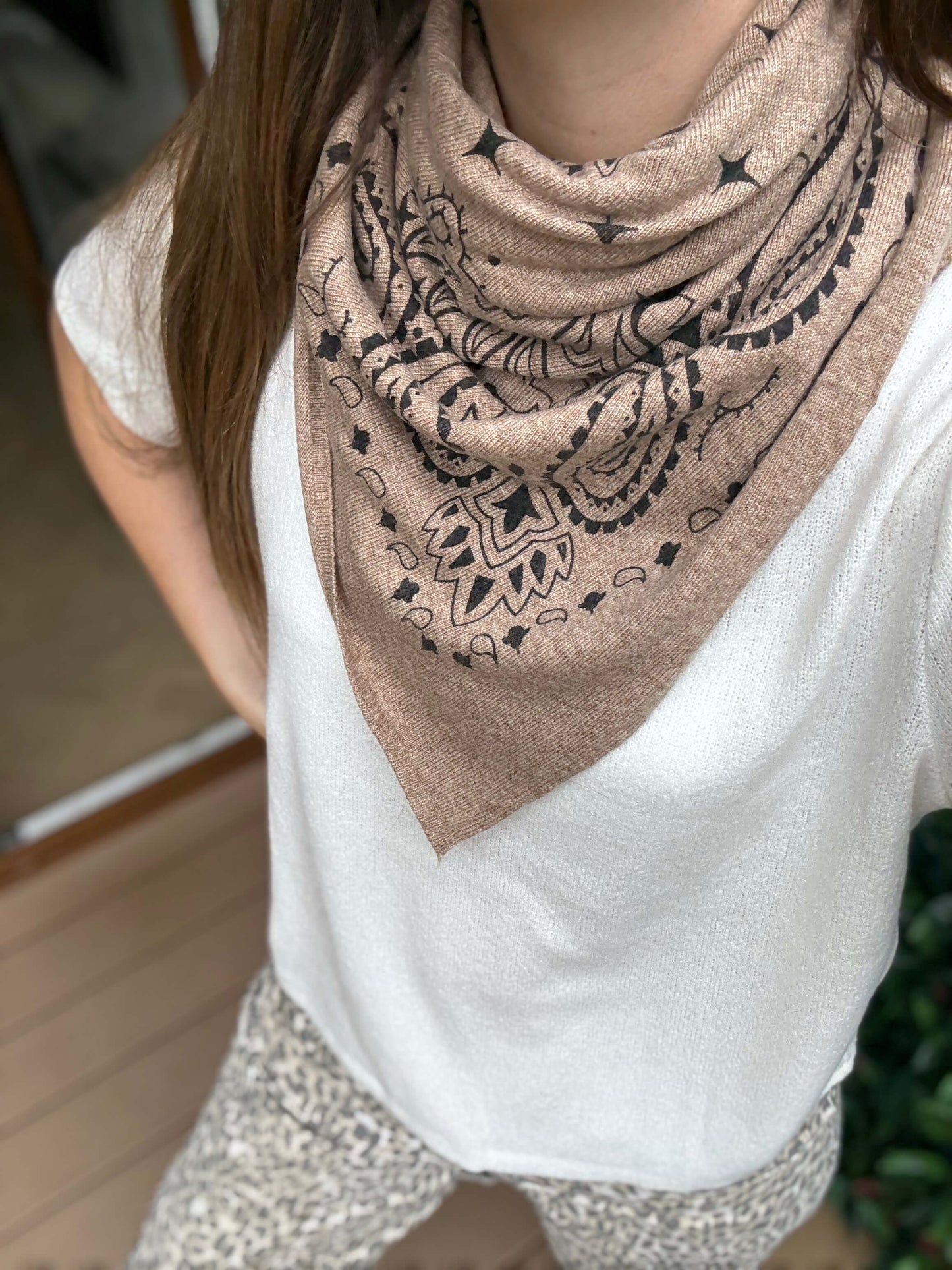 Foulard ALEX camel
