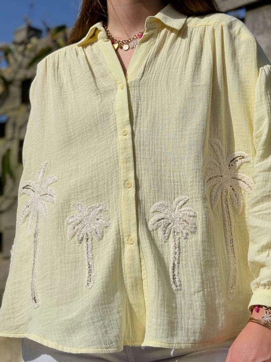 Chemise IBIZA jaune