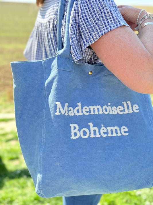 Sac BOHÈME bleu clair