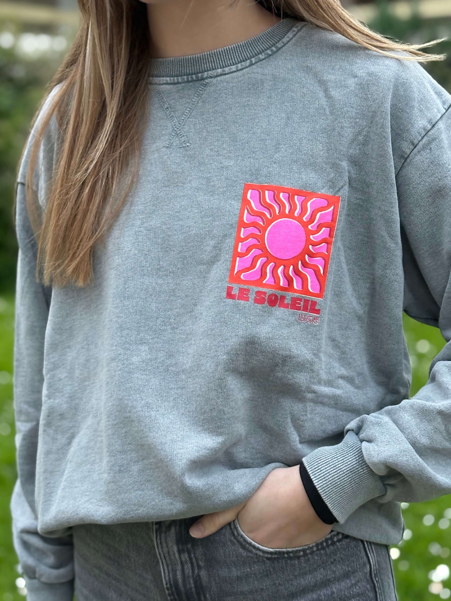 Sweat SOLEIL gris