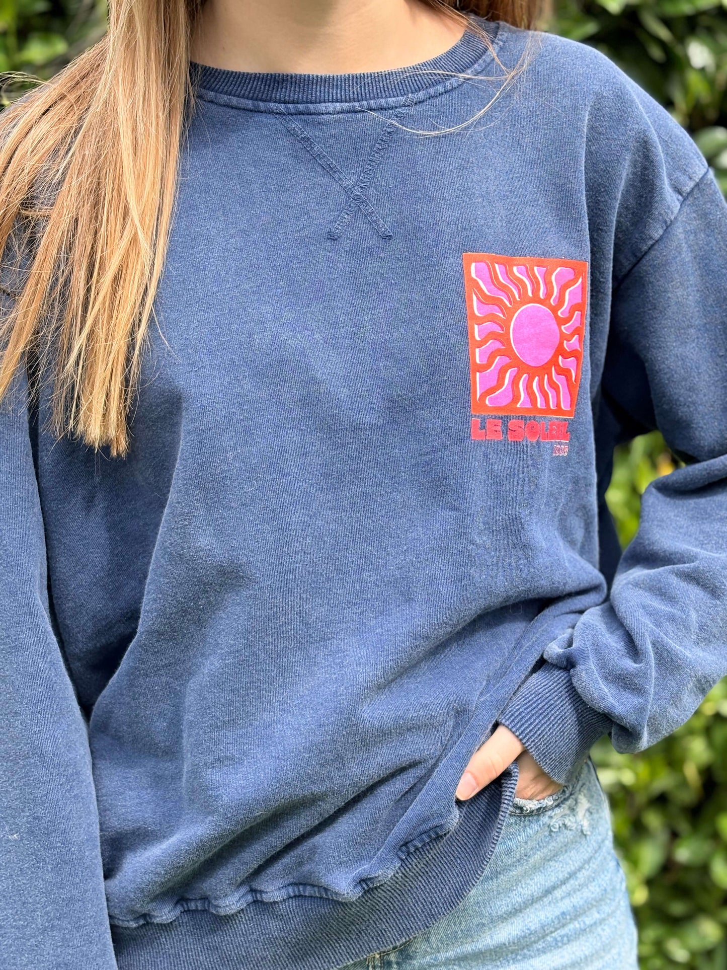 Sweat SOLEIL bleu marine