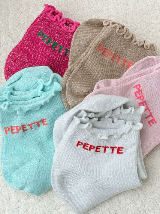 Chaussettes PÉPETTE argentées