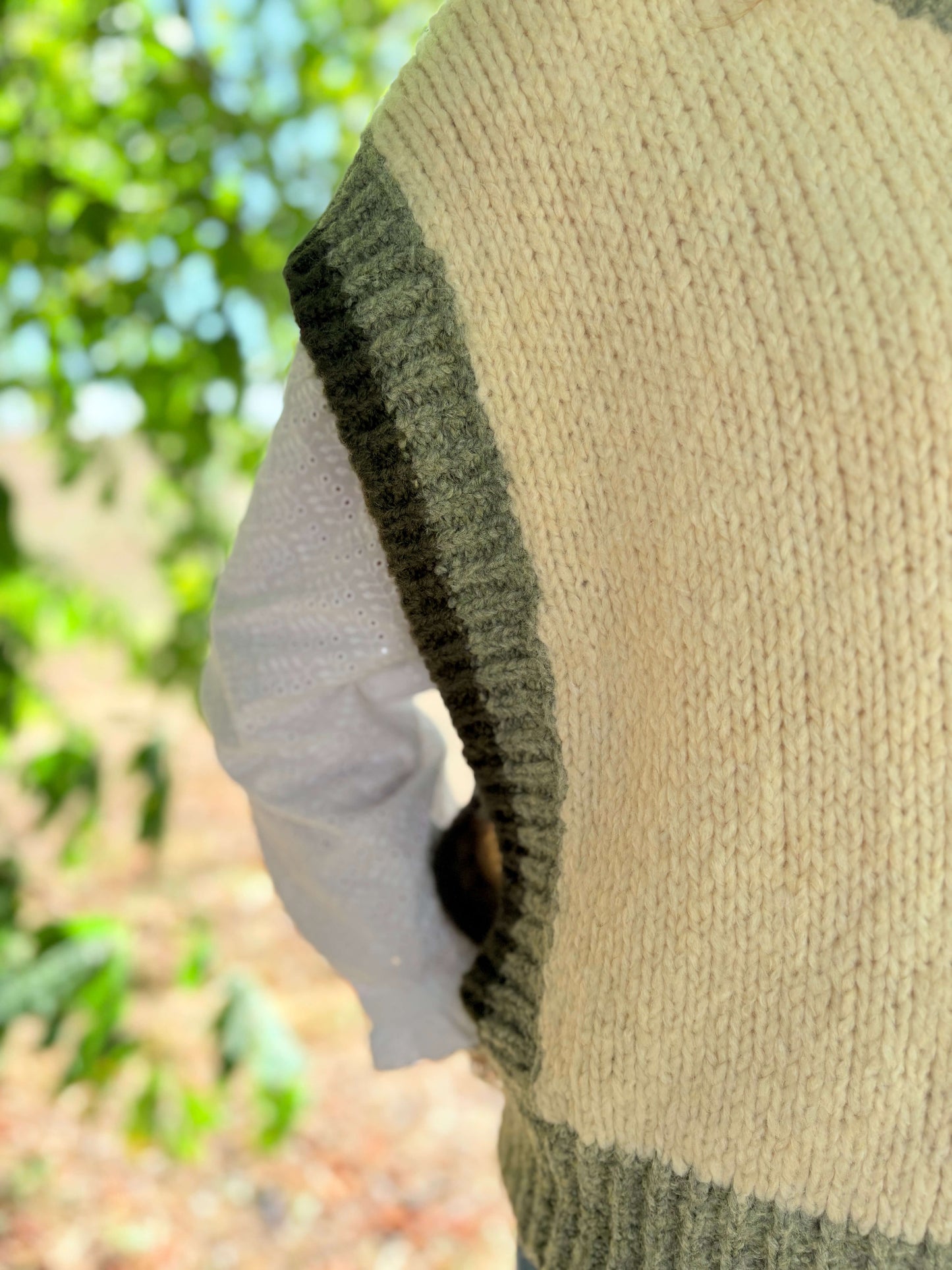 Manches pull sans manches bohème et élégant