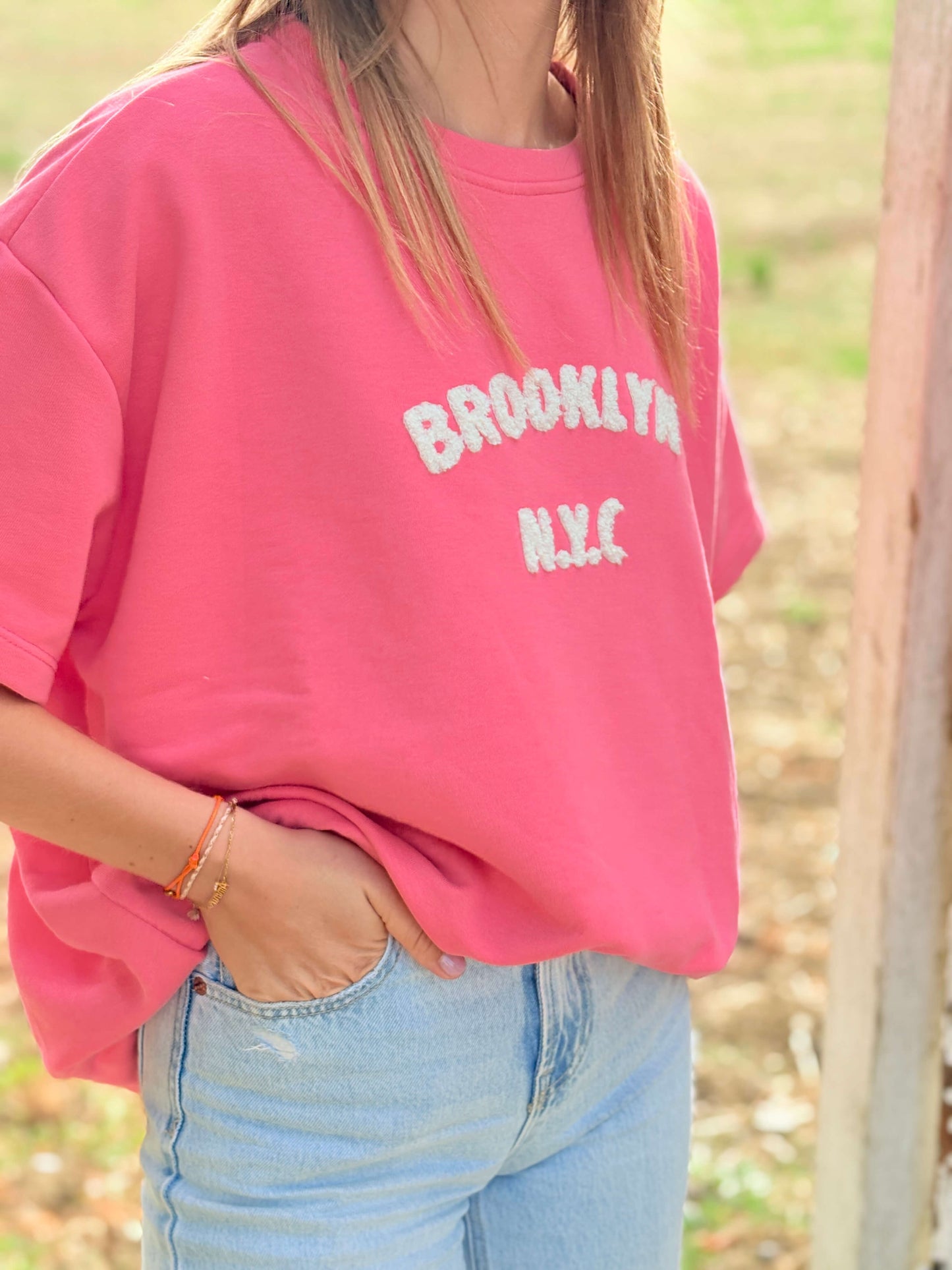 T-shirt SNOOPIE corail
