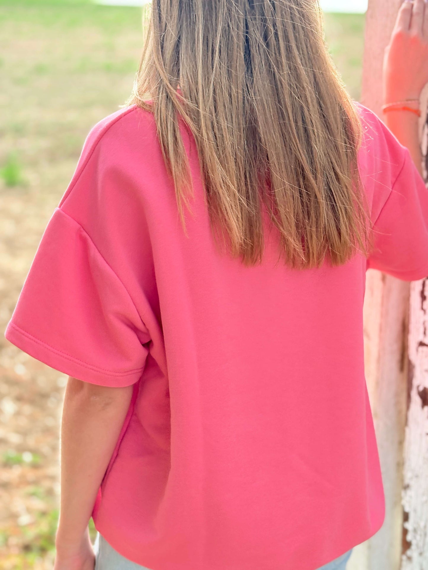 T-shirt SNOOPIE corail