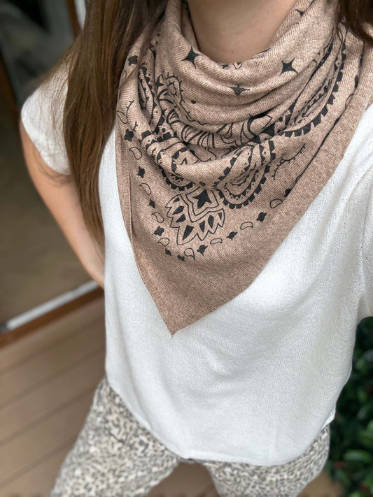 Foulard ALEX camel