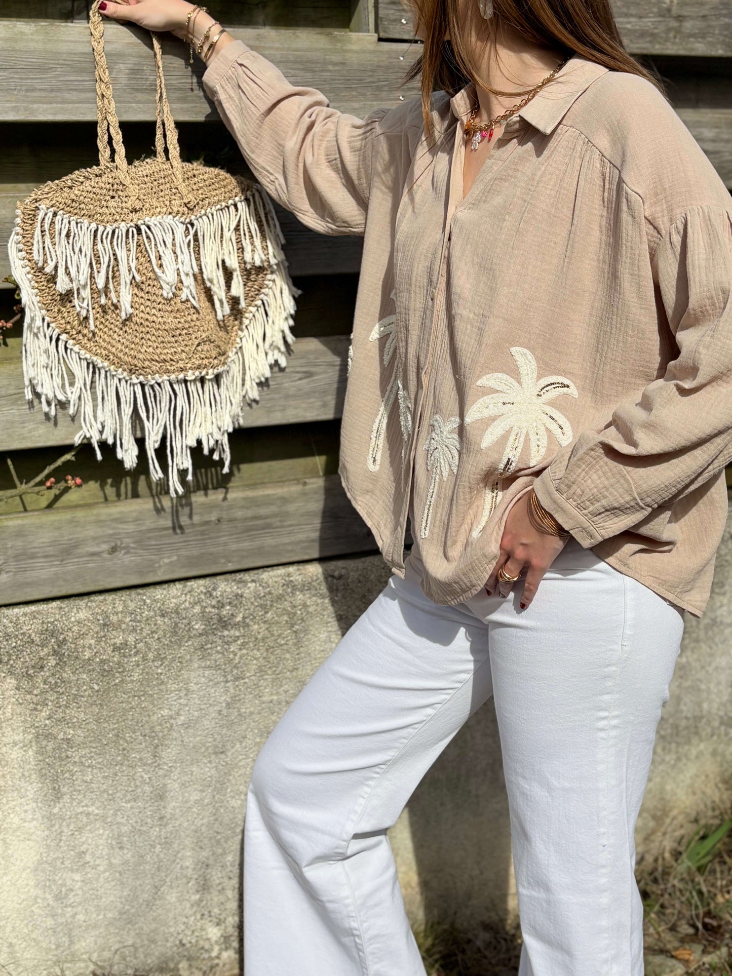 Chemise IBIZA beige
