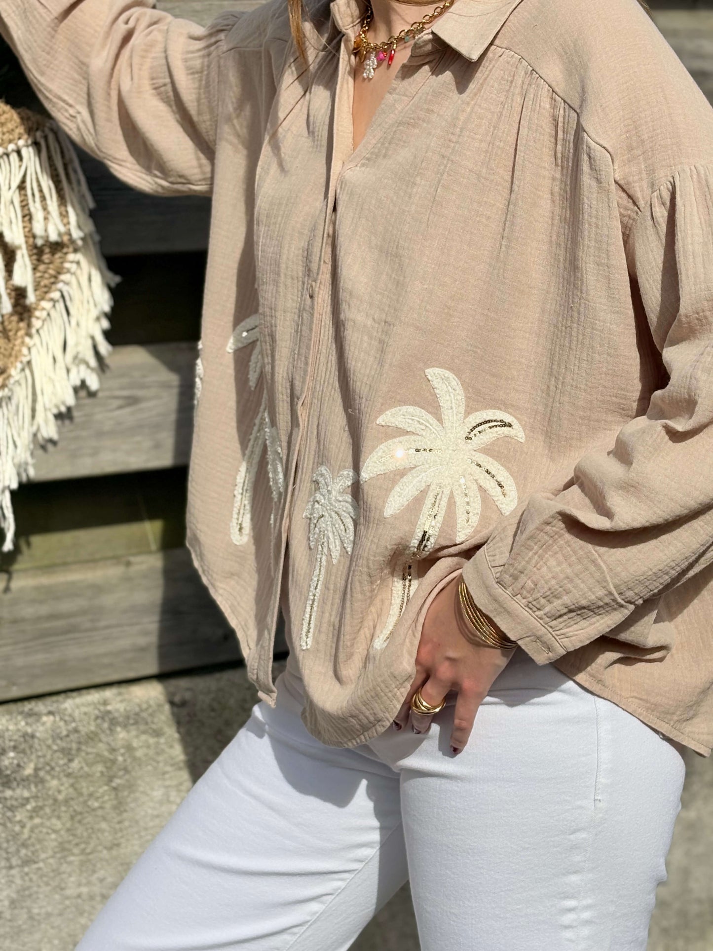 Chemise IBIZA beige