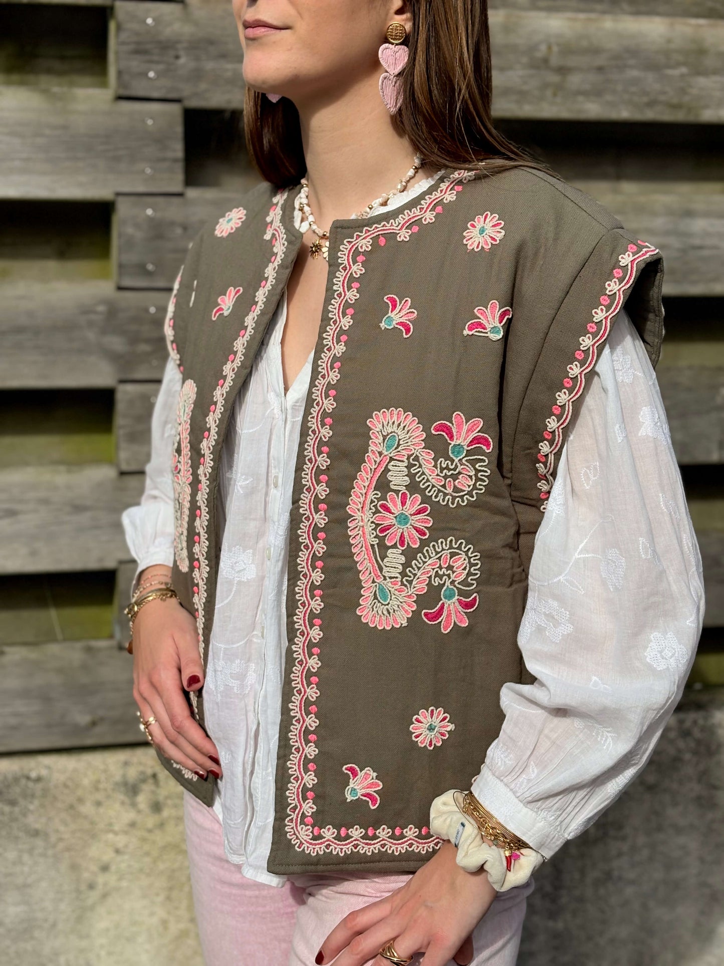 Veste INÈS kaki