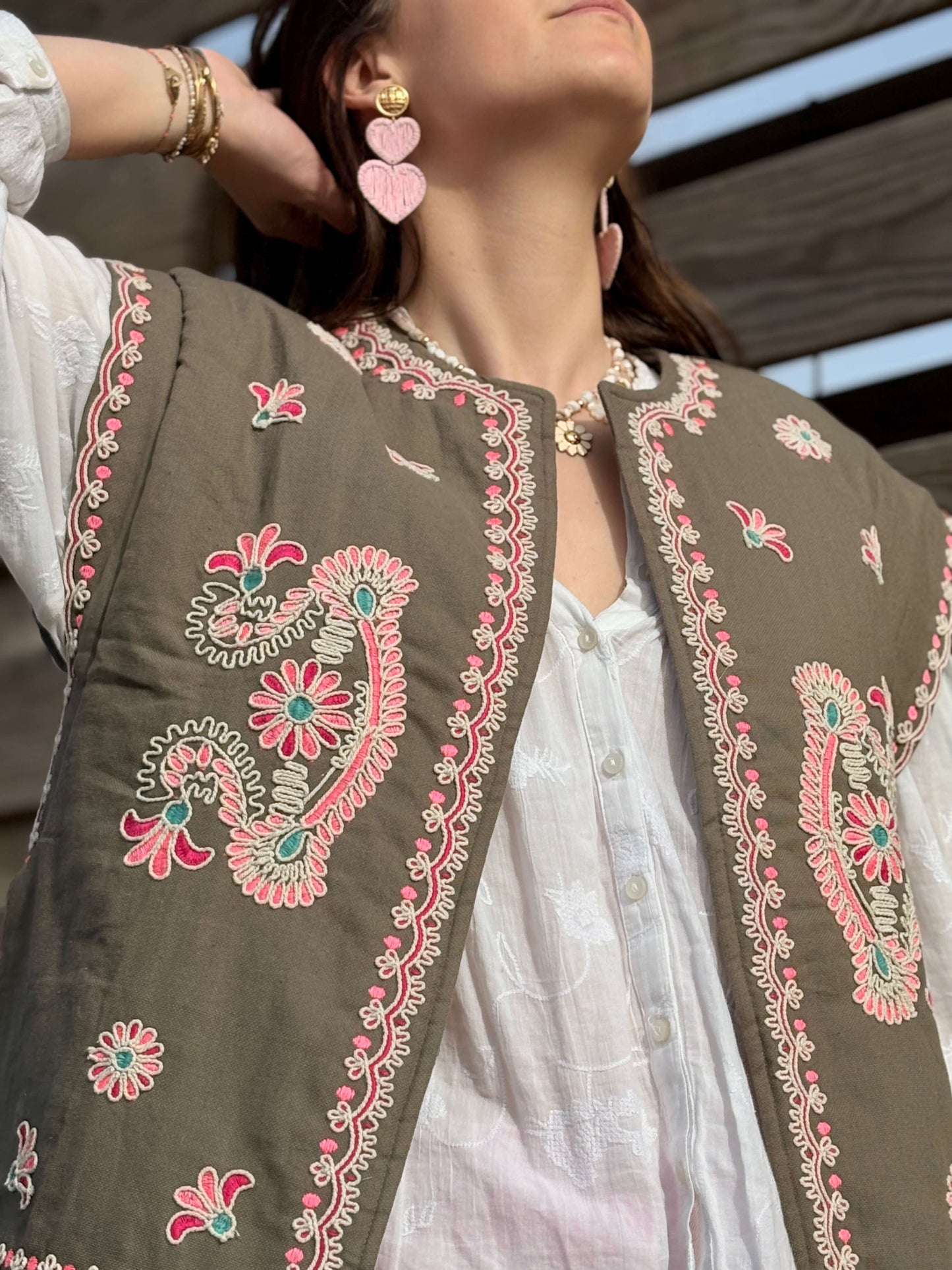 Veste INÈS kaki