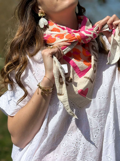 Foulard PERLA orange
