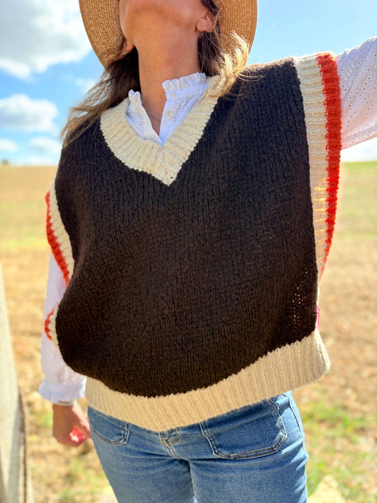 Pull LEA chocolat
