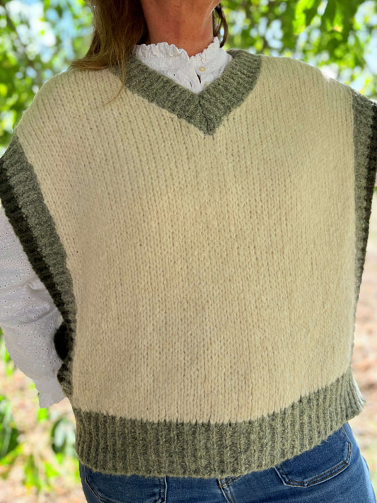 Pull sans manches doux pour femme en alpaga