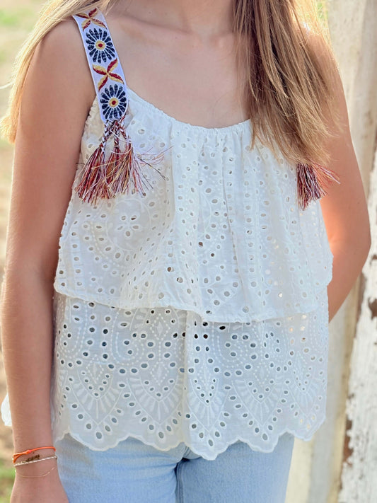 Top CHLOÉ blanc
