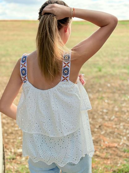 Top CHLOÉ blanc