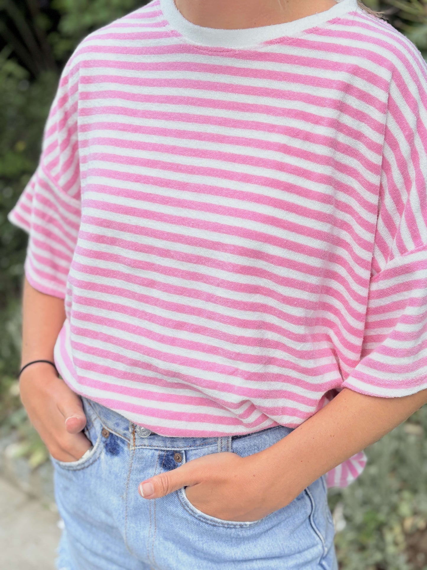 T-shirt éponge BOAT rose