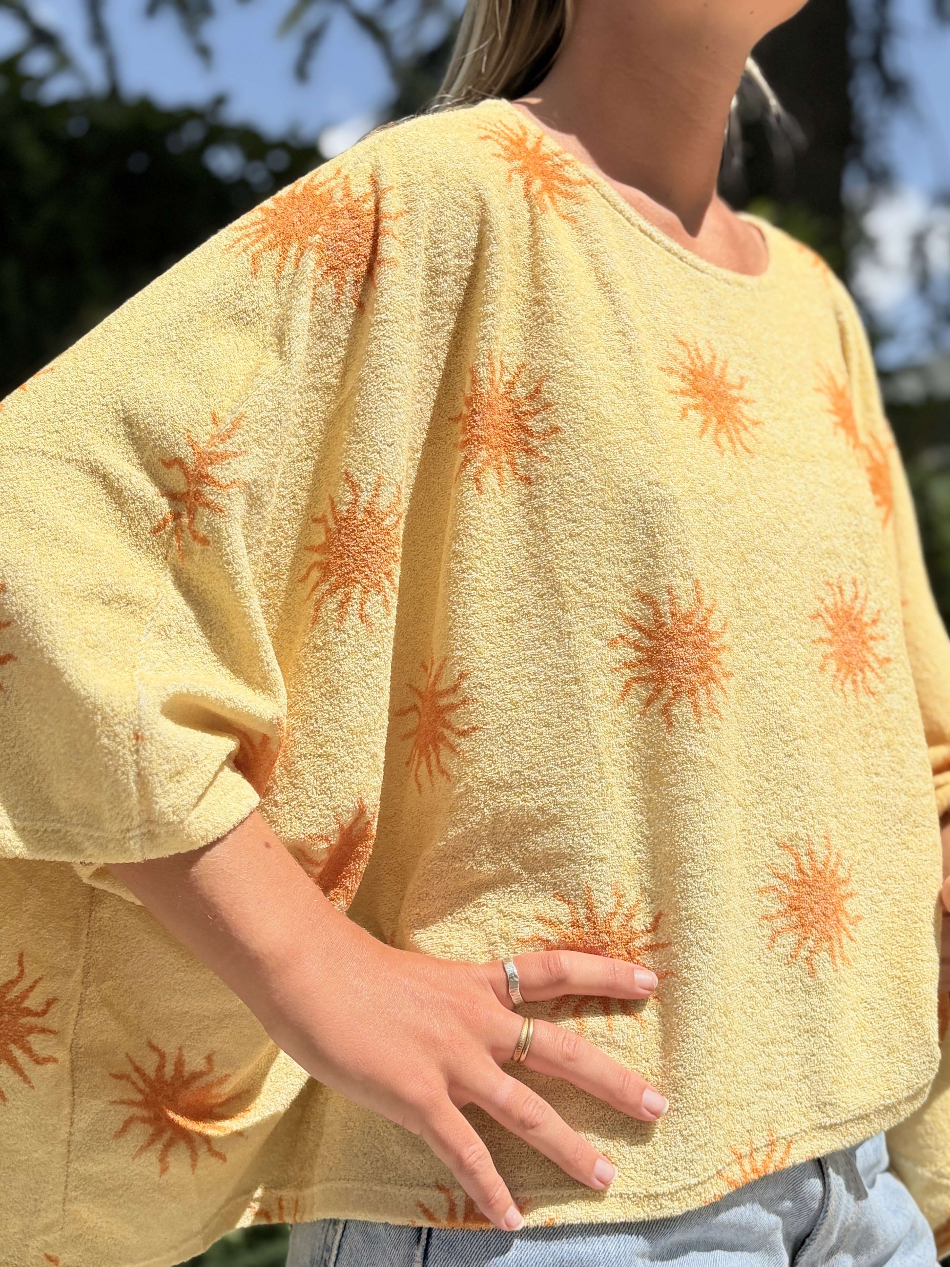 top-eponge-femme-motif-sunset