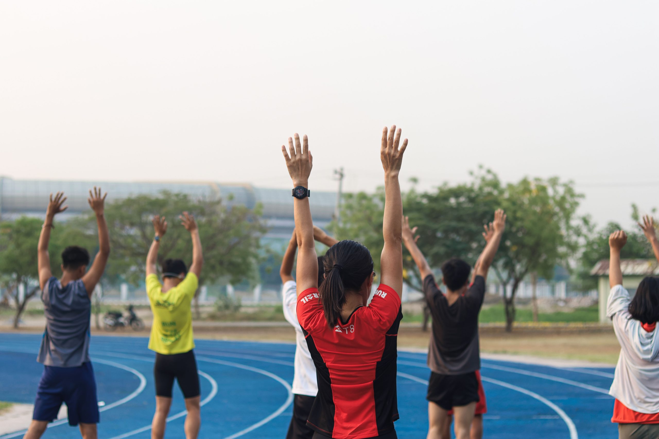 Moment idéal pour faire du sport et manger